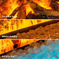 Faber e-MatriX 800-500 III 3D Electric Fireplace