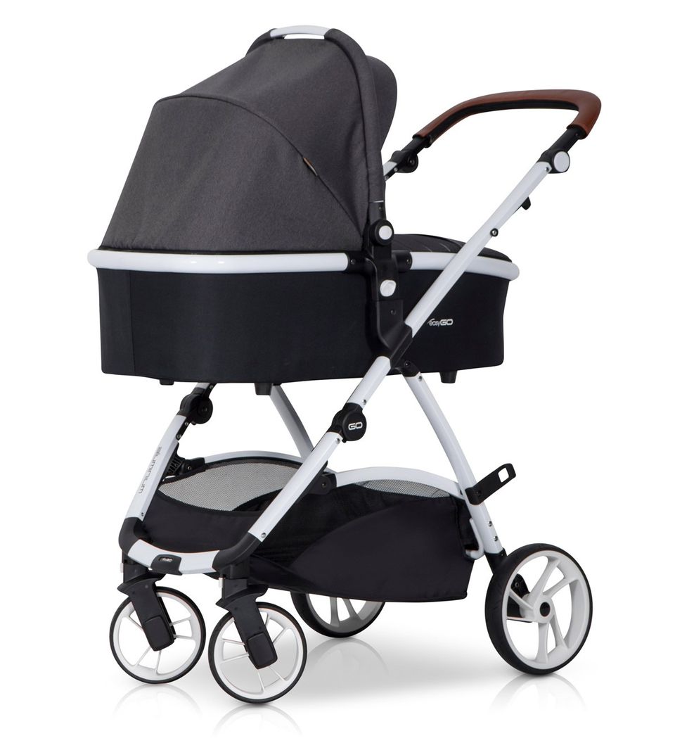 Black and blue carrera sport 3 in 1 pushchair sale