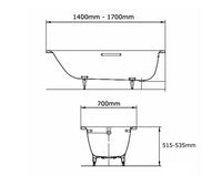 Kaldewei Eurowa 1700 Bath - Blu Retail Group