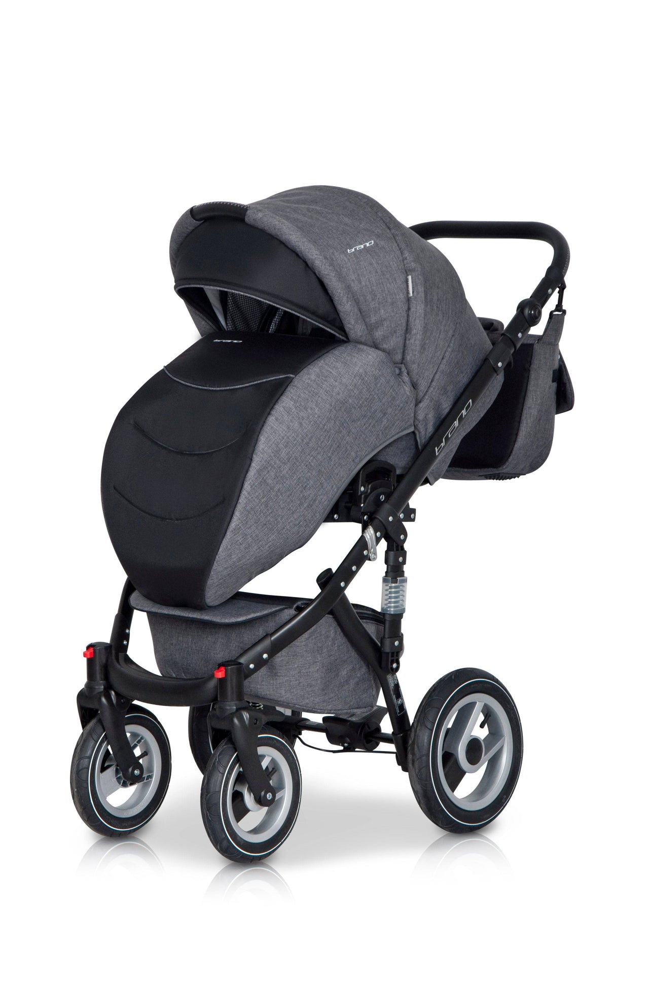 3 In 1 Baby Pram with Infant Car Seat, Carrycot and Pushchair - Blu Retail Group