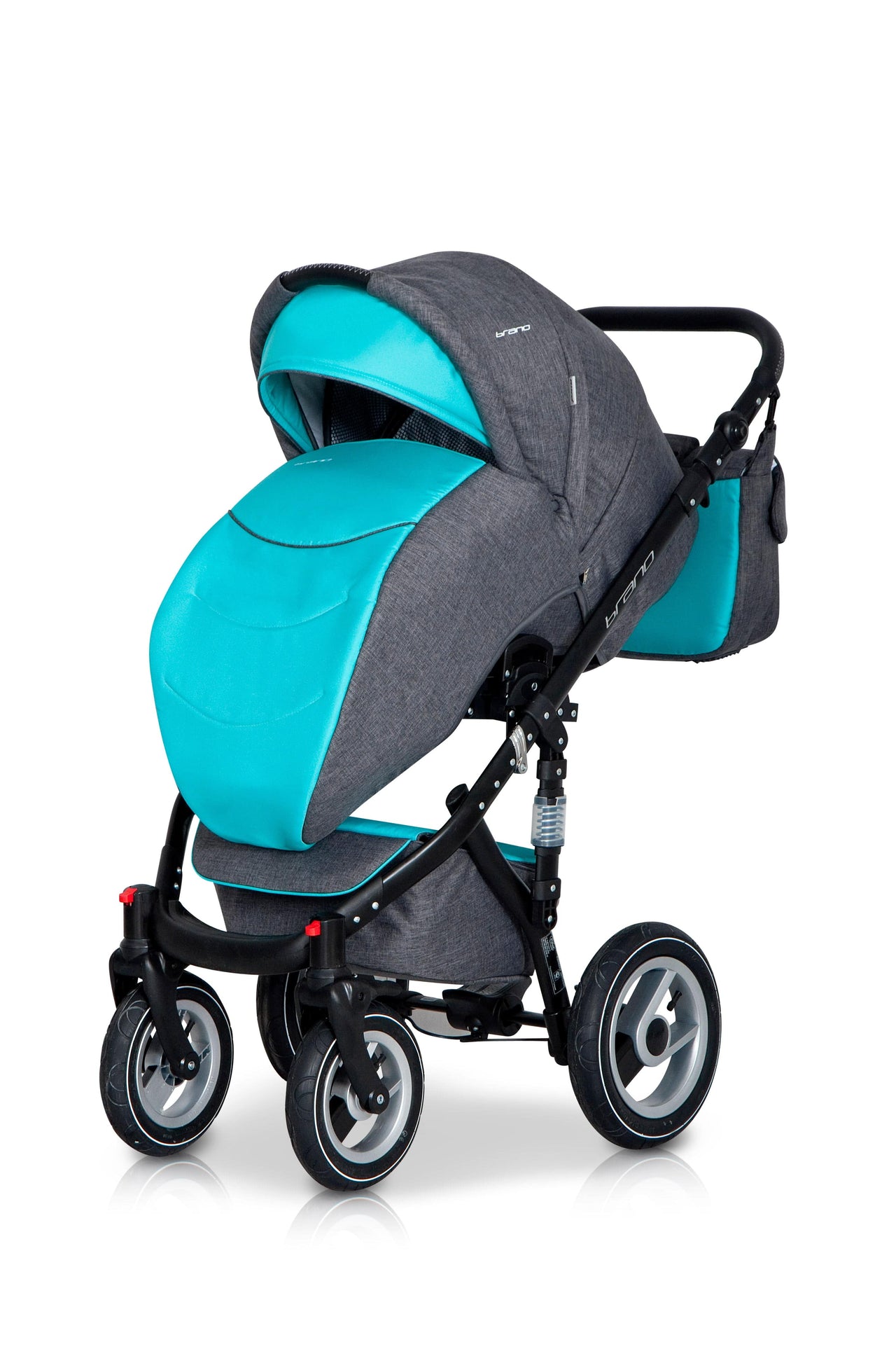 3 In 1 Baby Pram with Infant Car Seat, Carrycot and Pushchair - Blu Retail Group