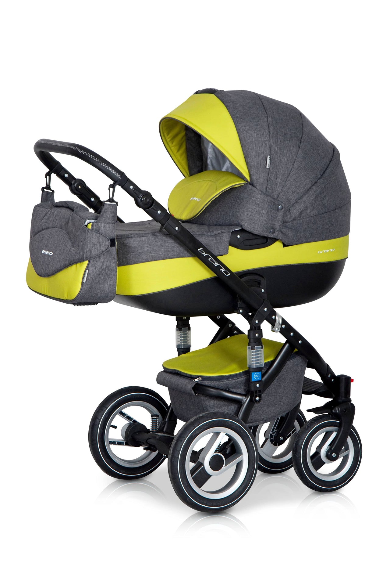 3 In 1 Baby Pram with Infant Car Seat, Carrycot and Pushchair - Blu Retail Group