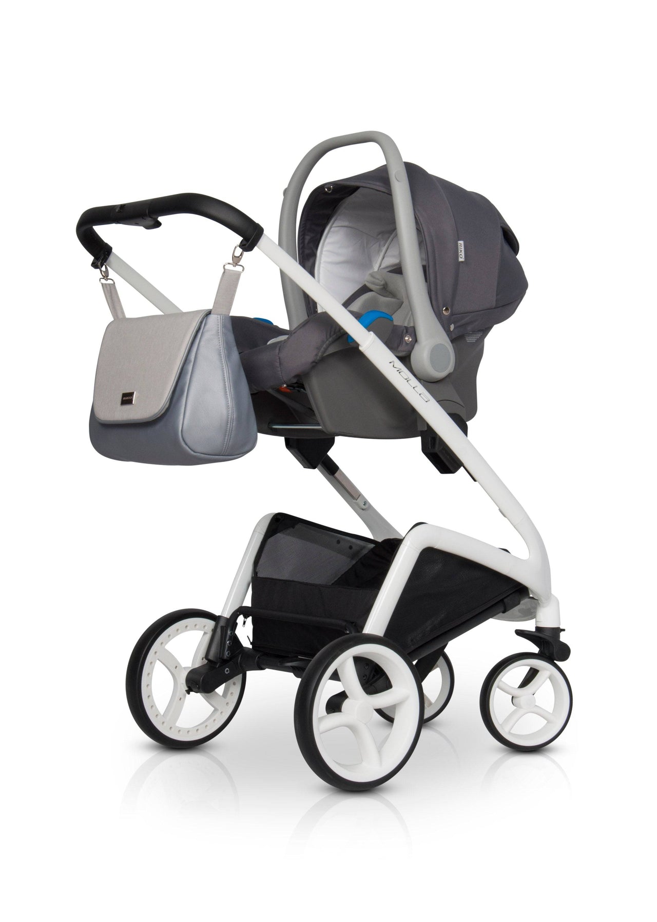 Multipurpose 3 In 1 Baby Pram with Infant Car Seat, Carrycot and Pushchair - Blu Retail Group
