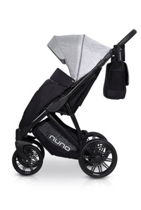 Riko Nuno Baby Pram, 3 In 1 with Infant Car Seat, Carrycot and Pushchair - Blu Retail Group