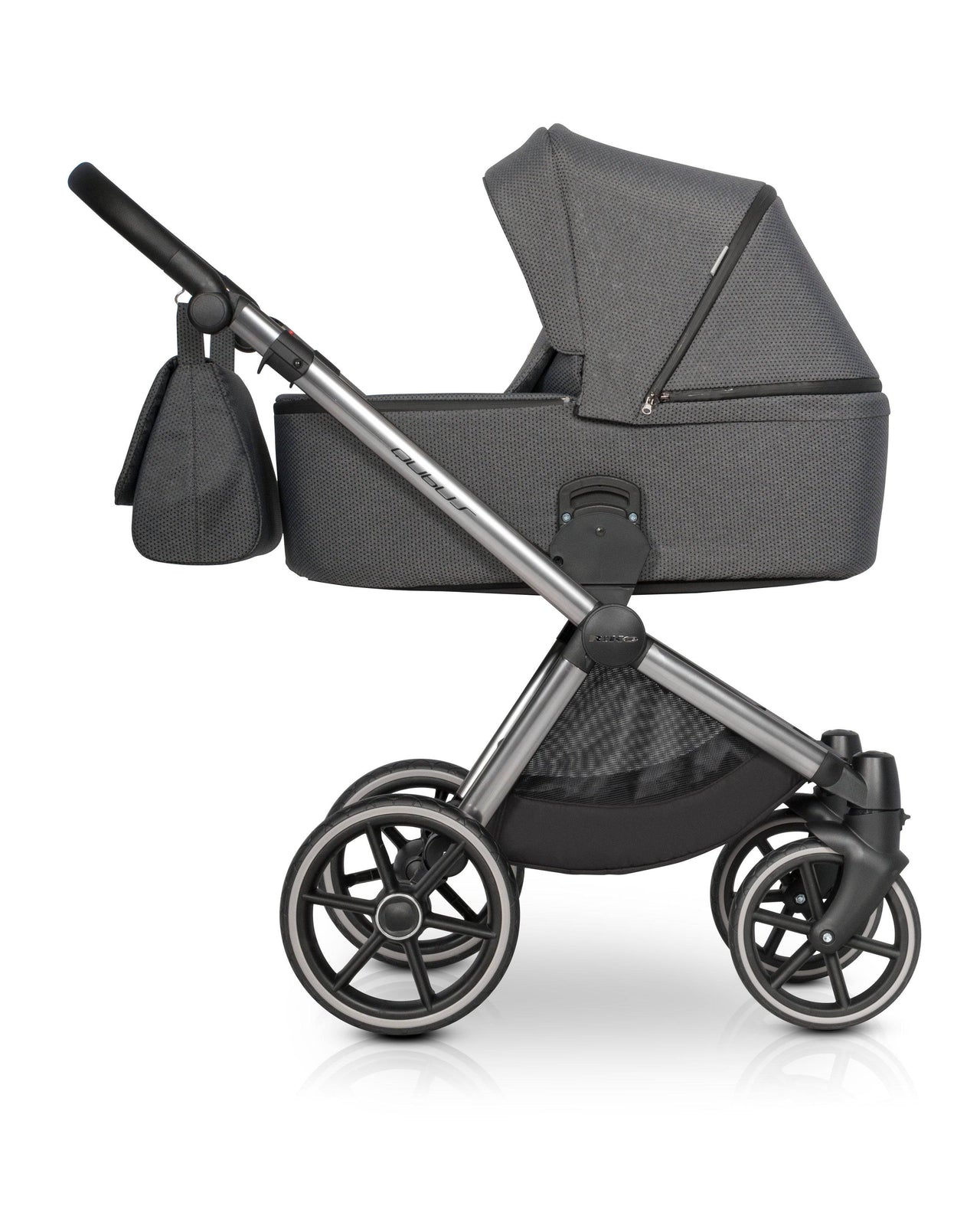 Riko Qubus Baby Pram, 3 In 1 with Infant Car Seat, Carrycot and Pushchair - Blu Retail Group