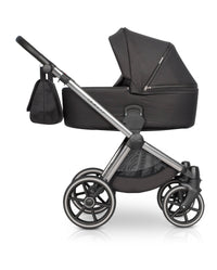 Riko Qubus Baby Pram, 3 In 1 with Infant Car Seat, Carrycot and Pushchair - Blu Retail Group
