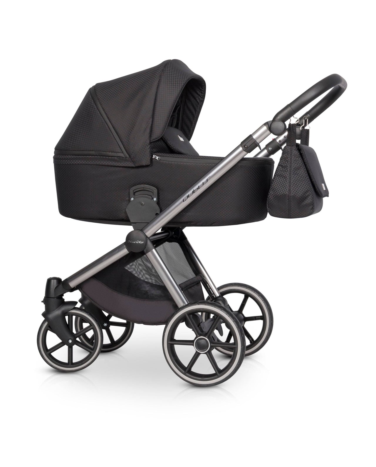 Riko Qubus Baby Pram, 3 In 1 with Infant Car Seat, Carrycot and Pushchair - Blu Retail Group