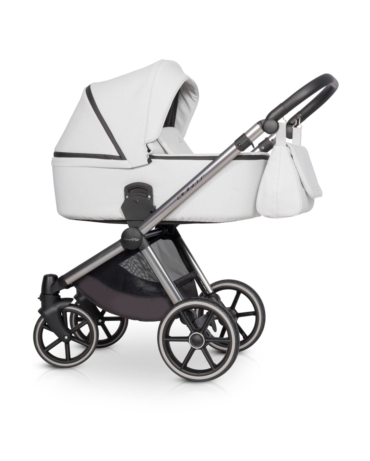 Riko Qubus Baby Pram, 3 In 1 with Infant Car Seat, Carrycot and Pushchair - Blu Retail Group