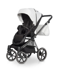 Riko Qubus Baby Pram, 3 In 1 with Infant Car Seat, Carrycot and Pushchair - Blu Retail Group