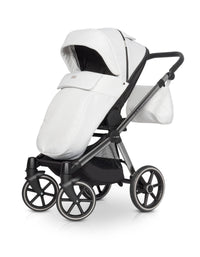 Riko Qubus Baby Pram, 3 In 1 with Infant Car Seat, Carrycot and Pushchair - Blu Retail Group
