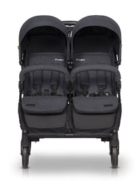 EasyGO DOMINO side-by-side 2in1. Modern Foldable Twin Stroller with Soft Carrycot. - Blu Retail Group