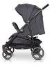 EasyGO DOMINO side-by-side 2in1. Modern Foldable Twin Stroller with Soft Carrycot.