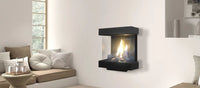 Italkero Sorrento 3-sided Stylish Wall-Mounted Gas Fireplace1