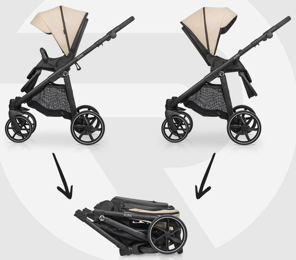 Riko Aura Baby Stroller Luxury Comfort