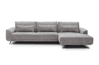 Misty Corner Sofa Large L Super Soft Comfort - angle view