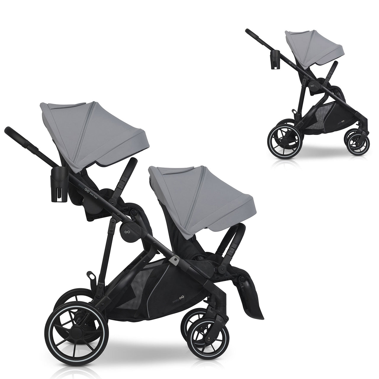 EasyGo Duoflex - Cloudy Gray (2 seats)