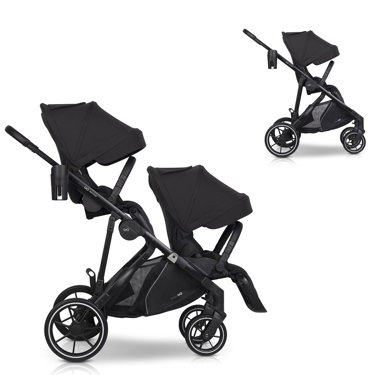 EasyGo Duoflex - Ebony Black (2 seats)