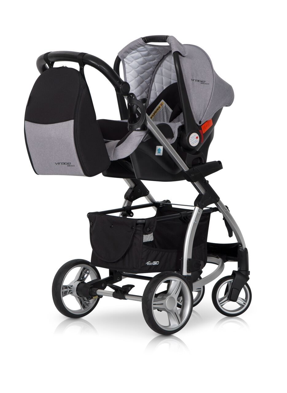 Modern Multifunctional 3 in 1 with Infant Car Seat, Carrycot and Pushchair - Blu Retail Group