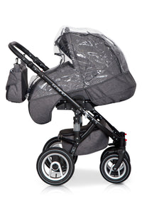 Thumbnail for 3 In 1 Baby Pram with Infant Car Seat, Carrycot and Pushchair - Blu Retail Group