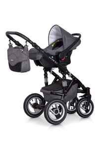 Thumbnail for 3 In 1 Baby Pram with Infant Car Seat, Carrycot and Pushchair - Blu Retail Group