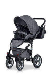 3 In 1 Baby Pram with Infant Car Seat, Carrycot and Pushchair - Blu Retail Group