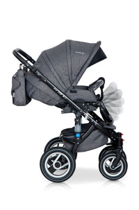 Thumbnail for 3 In 1 Baby Pram with Infant Car Seat, Carrycot and Pushchair - Blu Retail Group