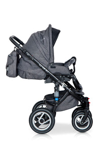 3 In 1 Baby Pram with Infant Car Seat, Carrycot and Pushchair - Blu Retail Group