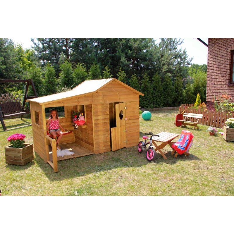 Garden House Elisabeth Made Of Wood For Children - Blu Retail Group