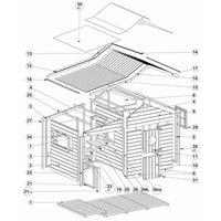 Thumbnail for Garden House Elisabeth Made Of Wood For Children - Blu Retail Group