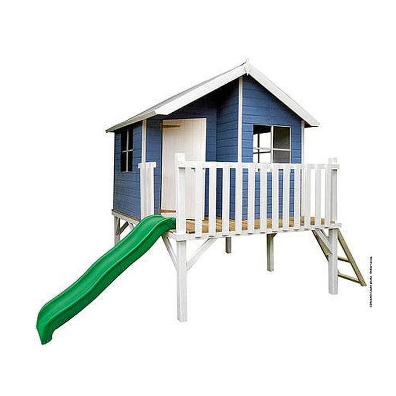 A wooden garden house Jan for children - With a slide - Blu Retail Group