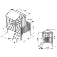 Wooden Garden House Tom For Children - Blu Retail Group