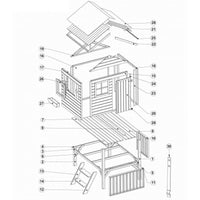 Wooden Garden House Tom For Children - Blu Retail Group