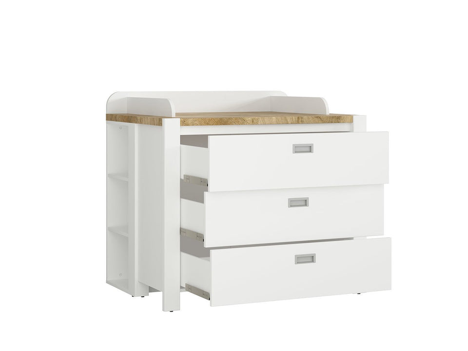 Dreviso Baby Changing Table -Chest of Drawers-bluretailgroup
