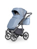 Multiposition Baby Pram, 3 In 1 with Infant Car Seat, Carrycot and Pushchair - Blu Retail Group
