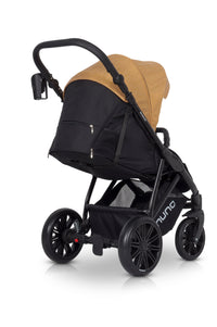 Riko Nuno Baby Pram, 3 In 1 with Infant Car Seat, Carrycot and Pushchair - Blu Retail Group