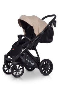 Thumbnail for Riko Nuno Baby Pram, 3 In 1 with Infant Car Seat, Carrycot and Pushchair - Blu Retail Group