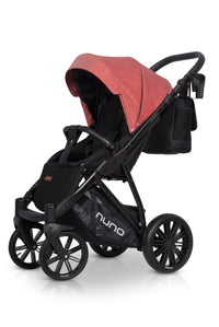 Thumbnail for Riko Nuno Baby Pram, 3 In 1 with Infant Car Seat, Carrycot and Pushchair - Blu Retail Group