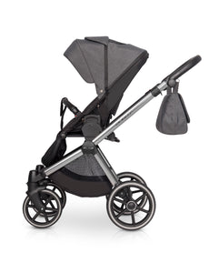 Riko Qubus Baby Pram, 3 In 1 with Infant Car Seat, Carrycot and Pushchair - Blu Retail Group