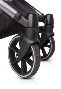 Riko Qubus Baby Pram, 3 In 1 with Infant Car Seat, Carrycot and Pushchair - Blu Retail Group